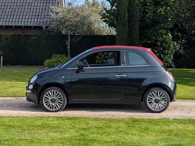 Second-hand Fiat 500 Lounge 69 CP (50 kW) 2014 Negru Cabrio
