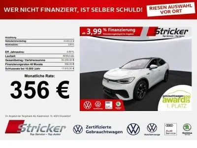 Gebraucht VW ID.5 Pro Performance 150 kW (204 PS) 2023 Gletscherweiß metallic schwar SUV