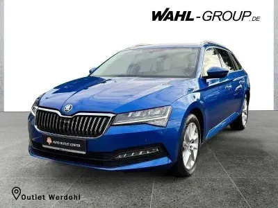 Gebraucht Skoda Superb Ambition 150 PS (110 kW) 2024 Blau Kombi