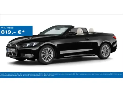 Neu BMW 420 Cabriolet 184 PS (135 kW) 2026 Schwarz Cabrio