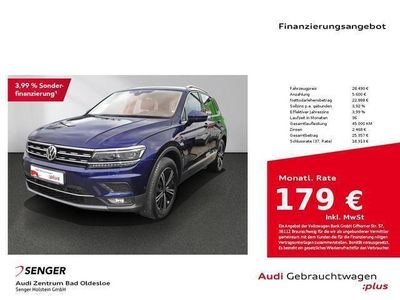 Gebraucht VW Tiguan Highline 230 PS (169 kW) 2020 Blau SUV