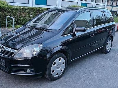 Gebraucht Opel Zafira 100 PS (73 kW) 2008 Schwarz Van / Kleinbus