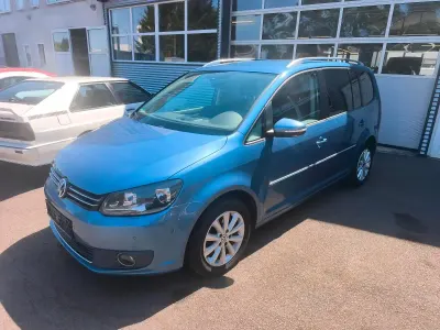 Gebraucht VW Touran Highline 170 PS (125 kW) 2011 Blau Van / Kleinbus