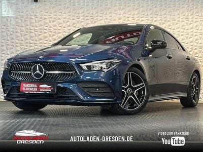 Denimblau metalliclack Gebraucht 2019 Mercedes CLA220 AMG Limousine | 27.999 € (Superpreis)