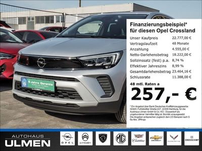 gebraucht Opel Crossland Elegance 1.2Turbo AT Navi-Link-Tom Alu Spurhalteassist.Klimaauto.+SHZ Voll-LED R