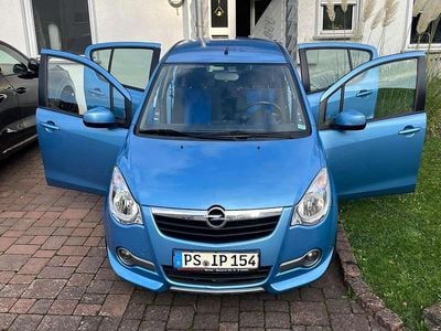 Gebraucht Opel Agila Edition 86 PS (63 kW) 2008 Blau Kleinwagen