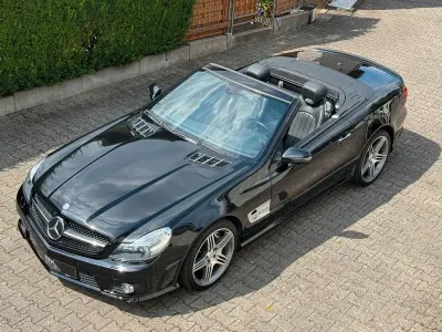 Gebraucht Mercedes SL63 AMG AMG 525 PS (386 kW) 2011 Schwarz Cabrio