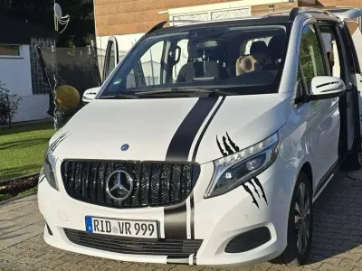 Gebraucht Mercedes V250 Avantgarde 190 PS (139 kW) 2016 Weiß Van / Kleinbus