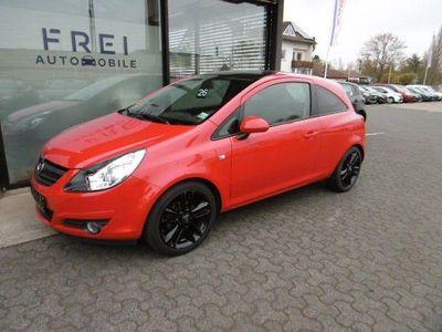Gebraucht Opel Corsa Color Edition 87 PS (63 kW) 2010 Rot Kleinwagen