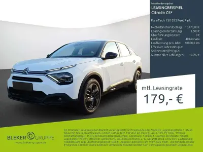 Gebraucht Citroën C4 Feel 131 PS (96 kW) 2023 Weiß Limousine