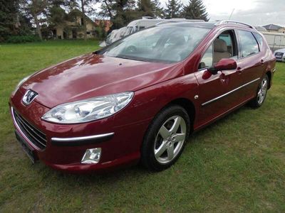 gebraucht Peugeot 407 SW 165 Platinum Klima Leder AHK 1.Hd.Tüv11/2025