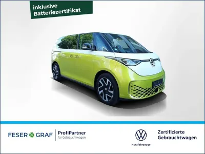 Gebraucht VW ID. Buzz Comfortline 150 kW (204 PS) 2023 Candyweiß/limonengelb meta... Van / Kleinbus