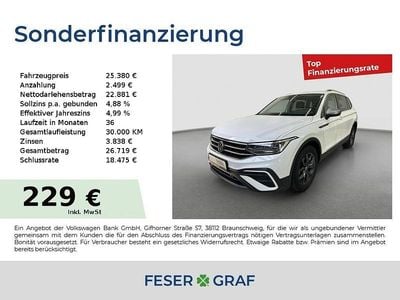 Gebraucht VW Tiguan Allspace Life 150 PS (110 kW) 2022 Pure white SUV