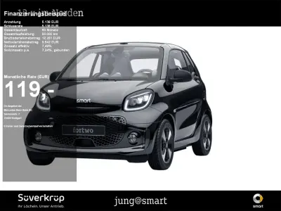 Używany Smart ForTwo Electric Drive Passion 60 kW (82 KM) 2020 Czarny Kabriolet