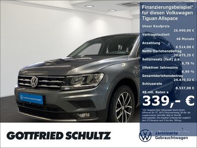 gebraucht VW Tiguan Allspace 2.0TDI DSG NAVI PDC PANO E-HECK Comfortline