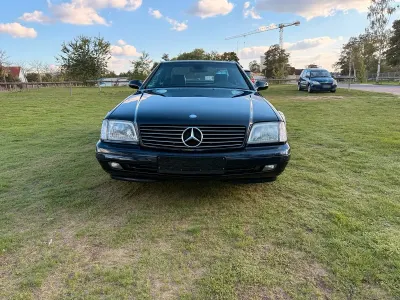 Gebraucht Mercedes SL320 224 PS (164 kW) 2003 Schwarz Cabrio