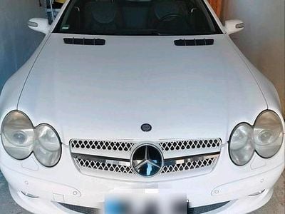 Gebraucht Mercedes SL350 245 PS (180 kW) 2005 Weiß Cabrio