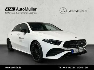 Gebraucht Mercedes A200 AMG line 163 PS (119 kW) 2023 Polarweiß Limousine