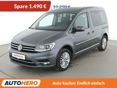 Gebraucht VW Caddy Highline 102 PS (75 kW) 2016 Grau Van / Kleinbus