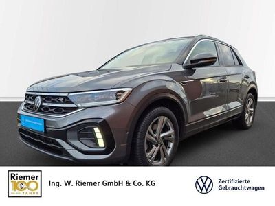 Usado VW T-Roc R-line 150 HP (110 kW) 2022 Cinzento SUV