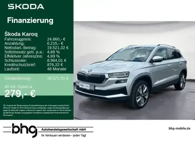 Gebraucht Skoda Karoq Style 116 PS (85 kW) 2024 Silber SUV