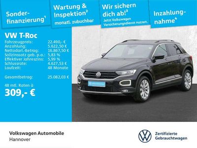 Gebraucht VW T-Roc Sport 150 PS (110 kW) 2022 Schwarz SUV