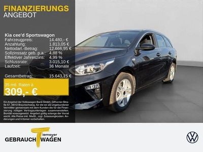 Gebraucht Kia Ceed Sportswagon Vision 136 PS (100 kW) 2020 Schwarz Kombi