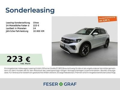 Second-hand VW T-Cross R-line 150 CP (110 kW) 2025 Argintiu SUV