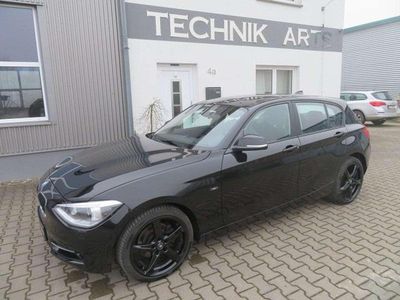 Gebraucht BMW 118 Sport Line 170 PS (125 kW) 2012 Schwarz Kleinwagen