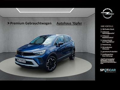Gebraucht Opel Crossland X Elegance 110 PS (80 kW) 2023 Premium "nautik blau" SUV