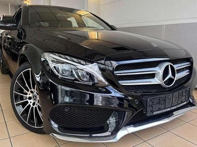 Brugt Mercedes C250 AMG line 211 HK (155 kW) 2018 Sort Stationcar