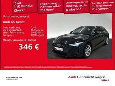 Gebraucht Audi A5 150 PS (110 kW) 2025 Schwarz (0e mythosschwarz metallic) Kombi