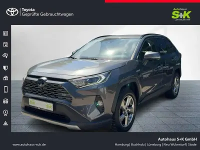 Gebraucht Toyota RAV4 Hybrid Lounge 218 PS (160 kW) 2019 Marlingrau metallic (grau) SUV