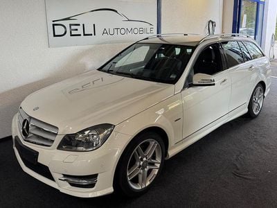 Gebraucht Mercedes C180 AMG line 156 PS (114 kW) 2012 Weiß Kombi
