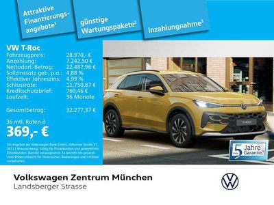 Gebraucht VW T-Roc Life 116 PS (85 kW) 2026 Gelb SUV