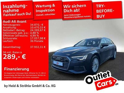 Grau Gebraucht 2022 Audi A6 Design Kombi | 34.870 € (Fairer Preis)