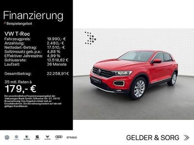 Gebraucht VW T-Roc Sportline 150 PS (110 kW) 2021 Rot SUV