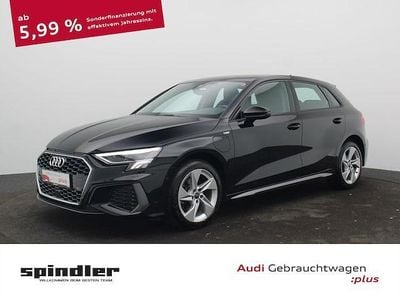 Mythosschwarz metallic Gebraucht 2023 Audi A3 Sportback e-tron S-Line Kleinwagen | 22.780 € (Guter Preis)