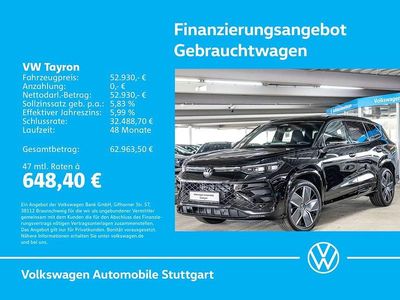 Gebraucht VW Tayron R-line 193 PS (141 kW) 2025 Grenadillschwarz metallic SUV