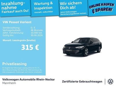 Usata VW Passat Business 150 CV (110 kW) 2025 Nero Station wagon