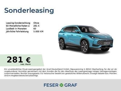 Neu MG HS Comfort 272 PS (200 kW) 2025 Blau (arctic blue) SUV