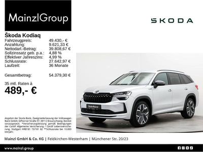 Silber Gebraucht 2025 Skoda Kodiaq SportLine SUV | 47.960 € (Fairer Preis)