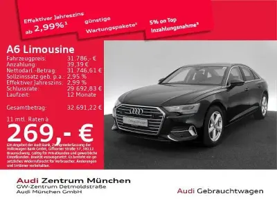 Gebraucht Audi A6 Advanced 265 PS (194 kW) 2023 Mythosschwarz metallic Limousine