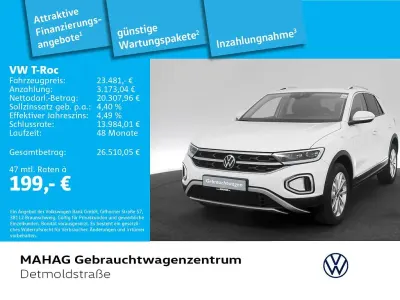 Gebraucht VW T-Roc Style 150 PS (110 kW) 2023 Weiß SUV