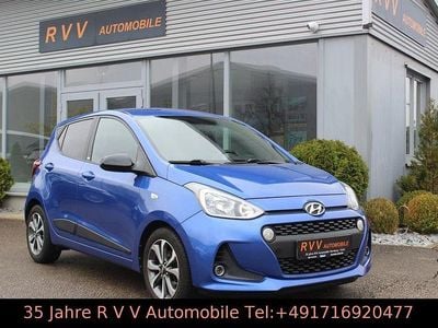 Gebraucht Hyundai i10 Passion Plus 87 PS (63 kW) 2018 Blau Kleinwagen