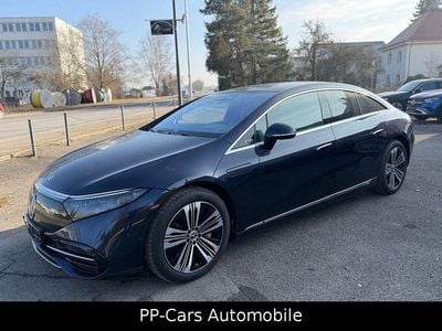 Nautikblaumet. Gebraucht 2023 Mercedes EQS450+ Advanced Plus Limousine | 56.750 € (Superpreis)