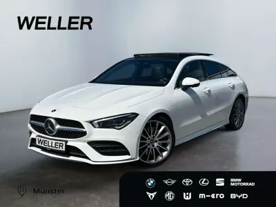 Gebraucht Mercedes CLA220 AMG line 190 PS (139 kW) 2019 Polarweiss Coupé