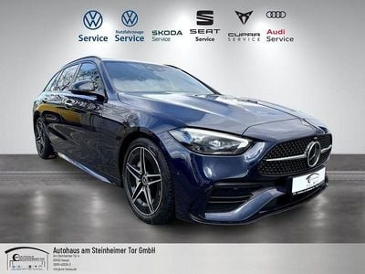 Gebraucht Mercedes C220 AMG line 220 PS (161 kW) 2022 Blau Limousine