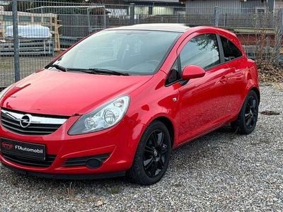 Gebraucht Opel Corsa Edition 75 PS (55 kW) 2010 Rot Kleinwagen