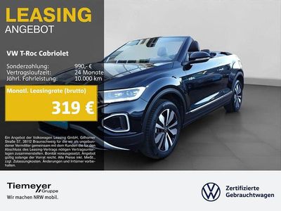 Gebraucht VW T-Roc Cabriolet Goal 116 PS (85 kW) 2025 Schwarz Cabrio